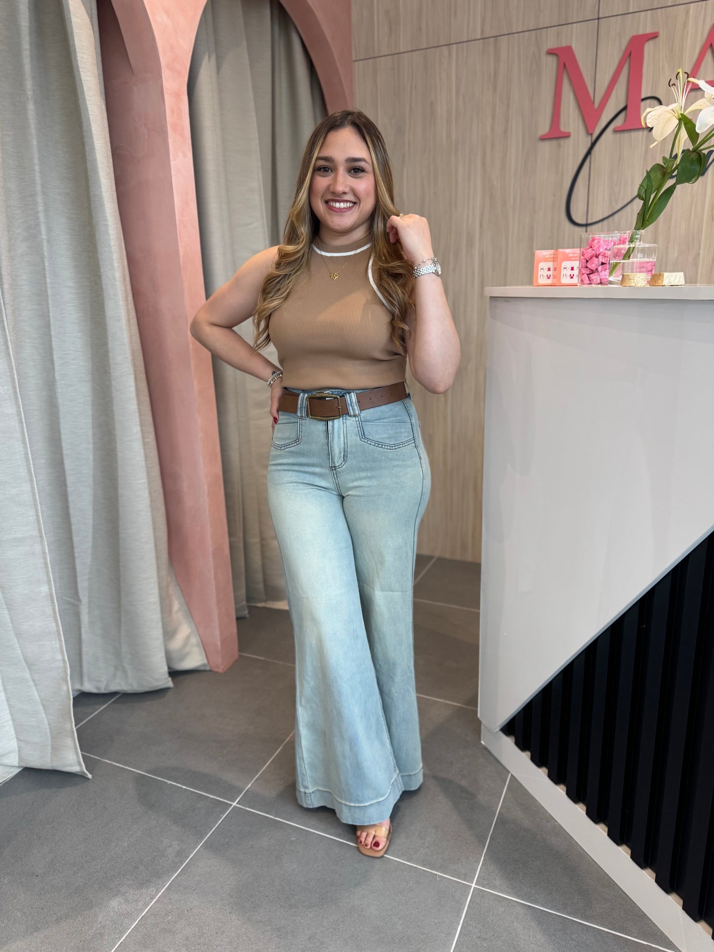 Camel Basic Top