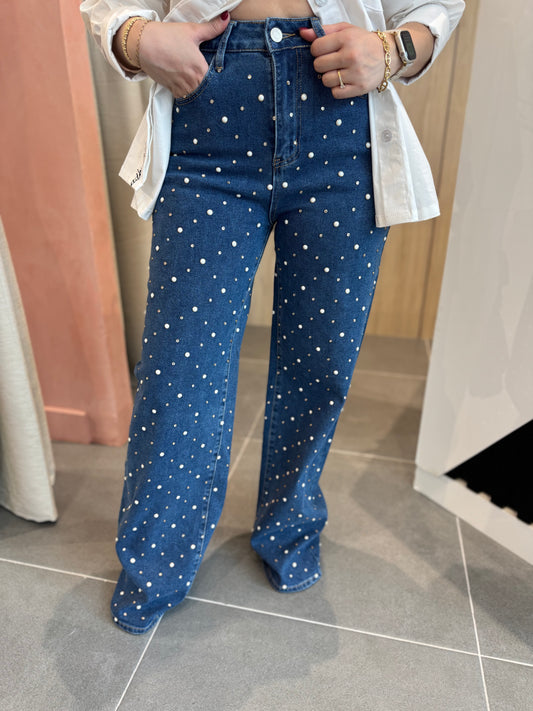 Denim Pearls Jeans