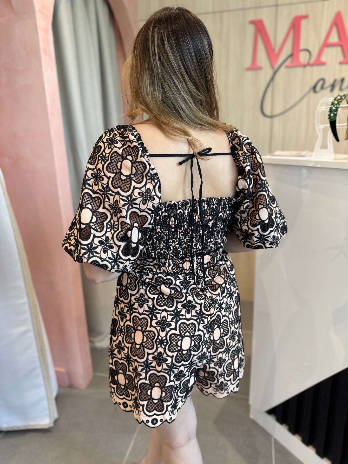 Luz Crochet Romper