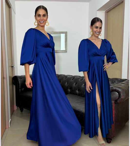 Vestido Ana Azul