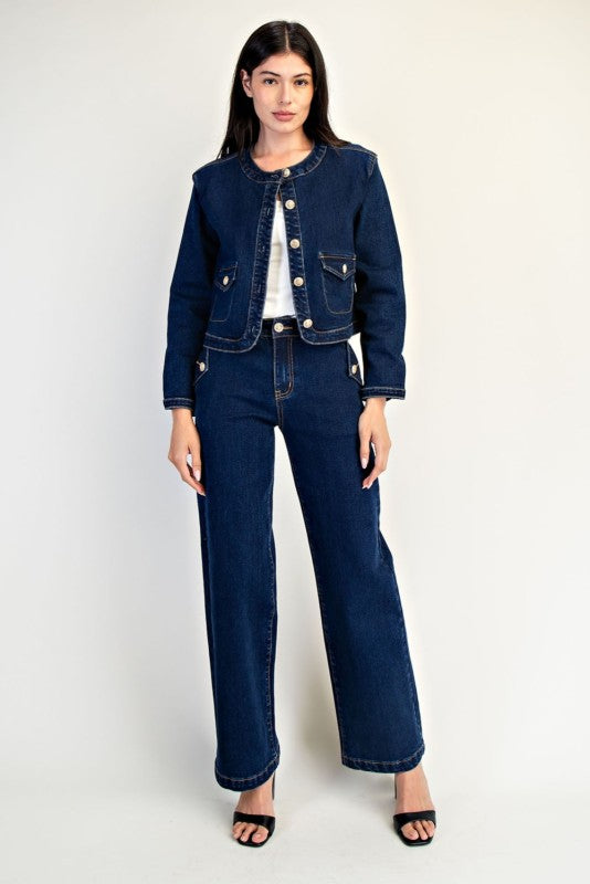 Miley Denim Set