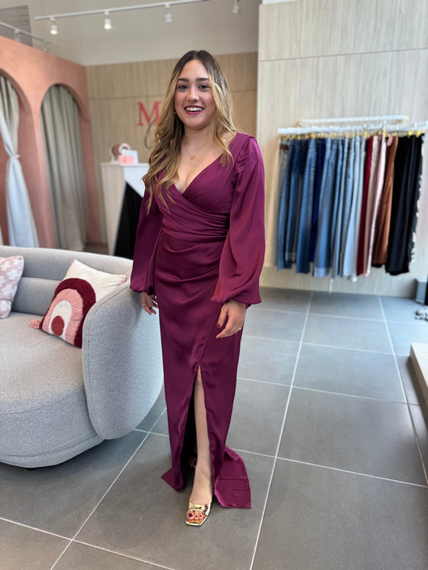 Aida Berry Maxi Dress