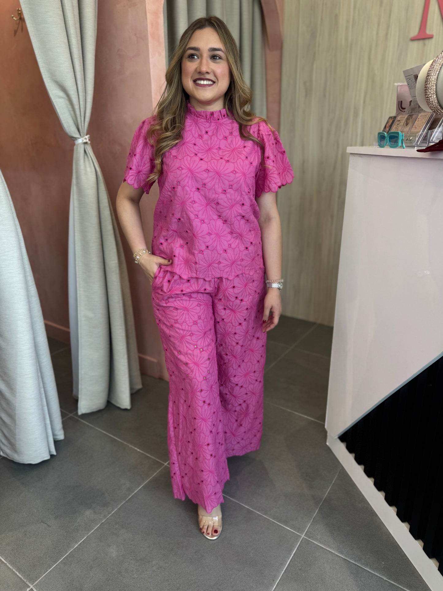 Luciana Pink Set
