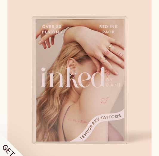 Red Ink Pack / Temporary Tattoos