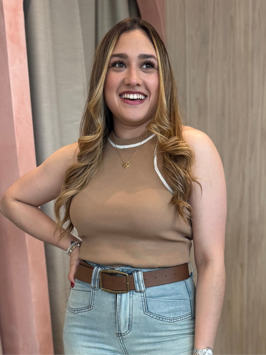 Camel Basic Top