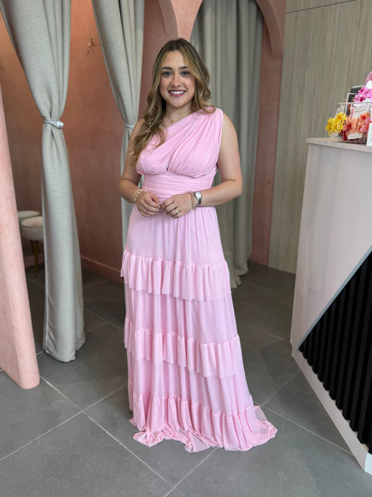 Vestido Abril Rosa