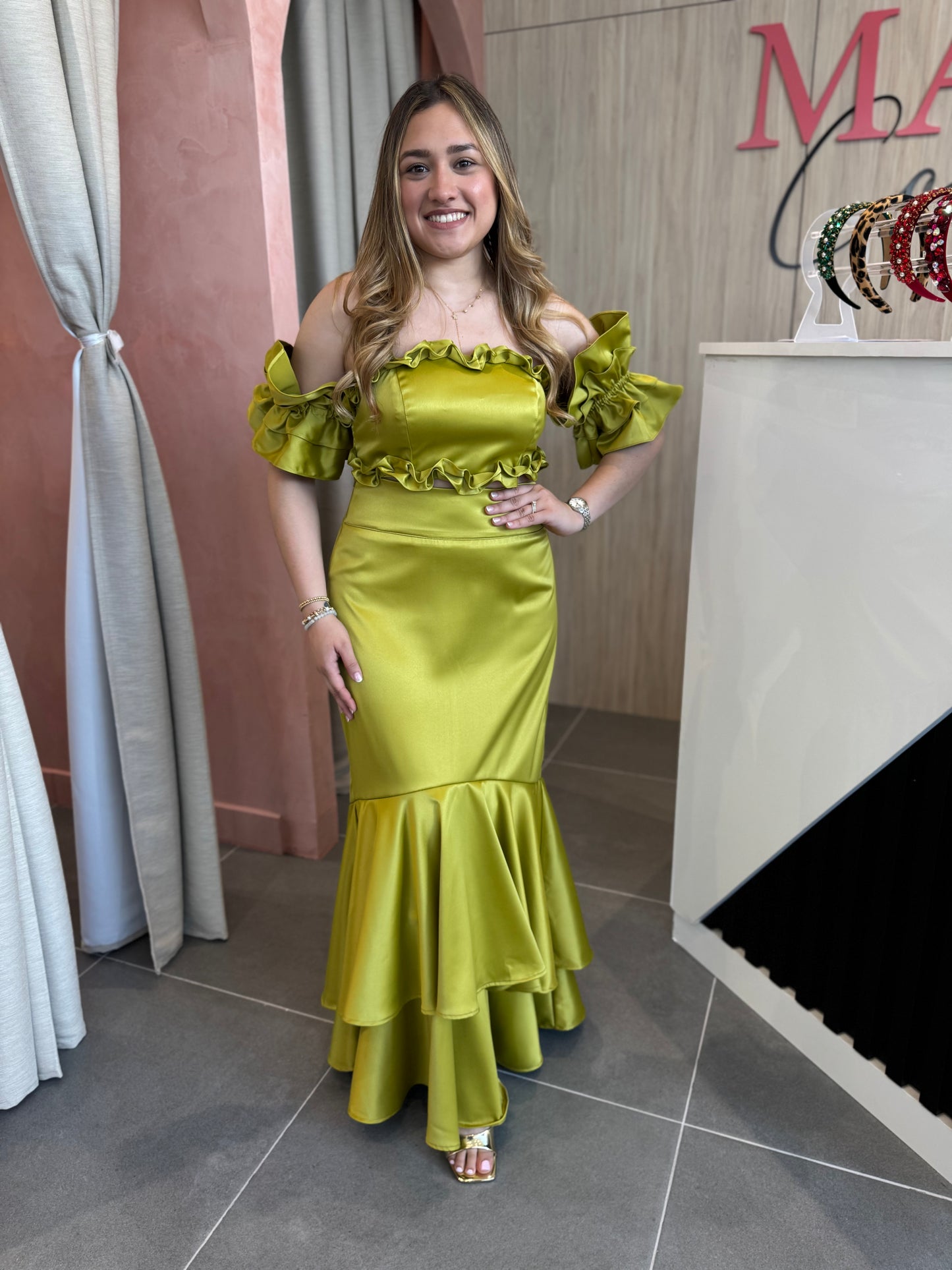 Set Paulina Verde Manzana