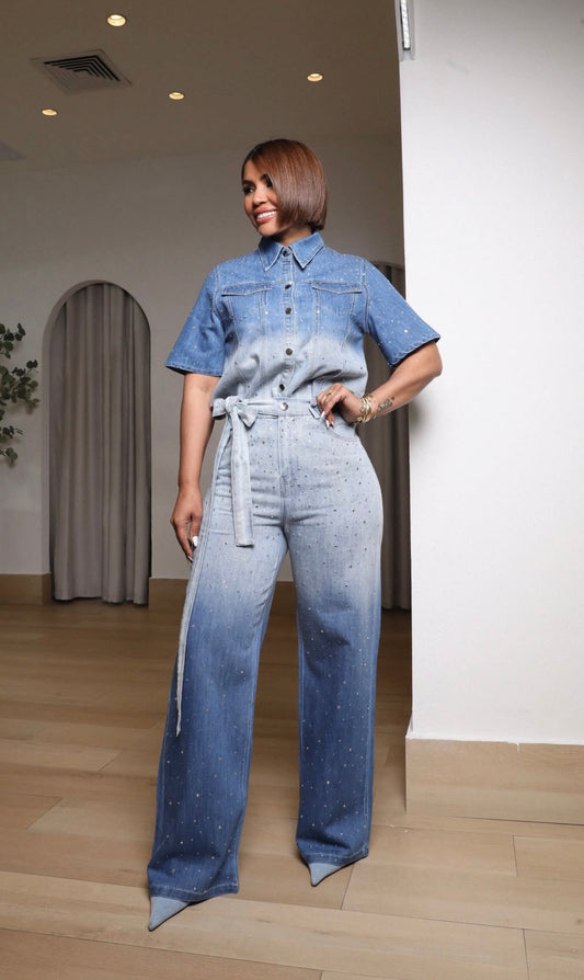 Denim Stardust Set