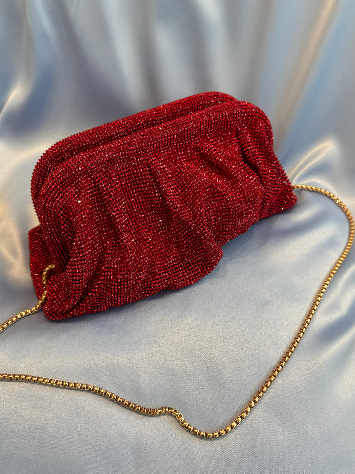 Red Crystal Clutch